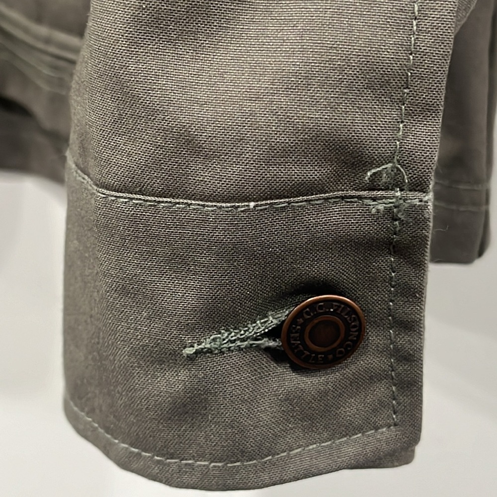 Filson Field Ranger Unlined Jacket in Olive Green Pockets Size M - Picture 4 of 10